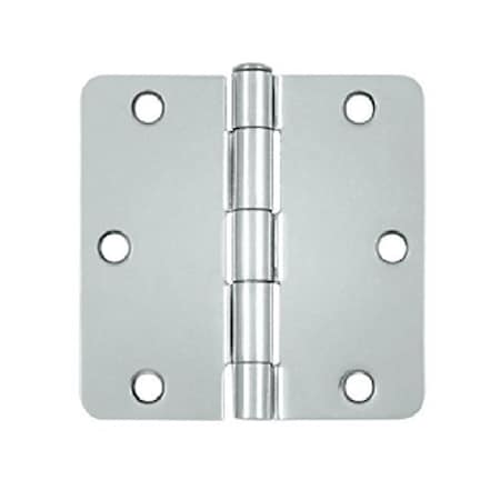 Patioplus 3.5 x 3.5 x 0.25 in. Radius Hinge Steel-US26 PA3833430